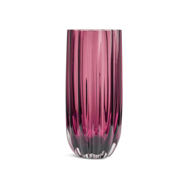Heal's Ripple Column Vase - Size Small Pink - thumbnail 1