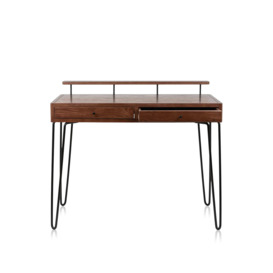 Heal's Brunel Desk Dark Wood - Size 110x61x85 Brown