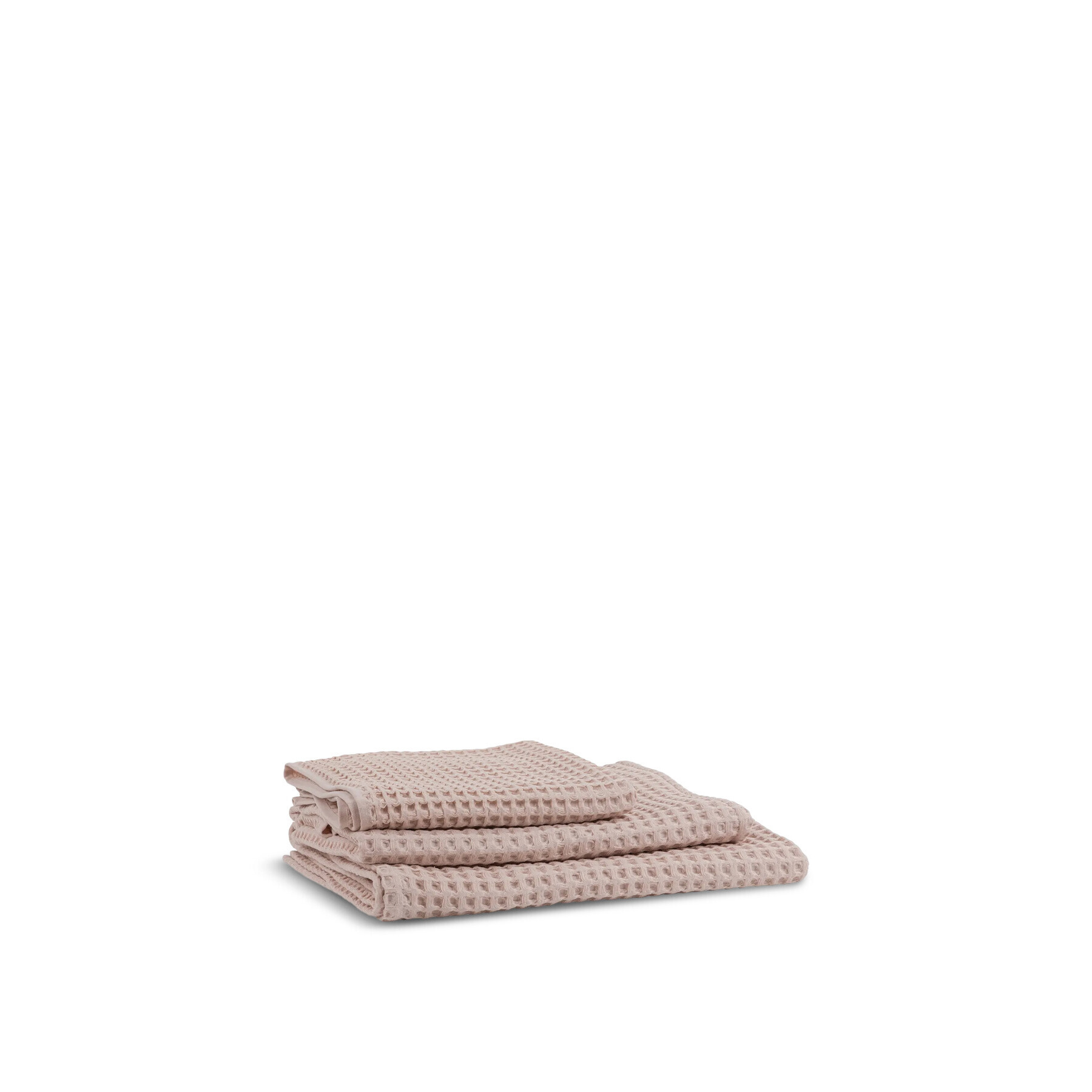 Heal's Waffle Bath Towel - Size 70x140 Pink - image 1