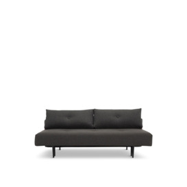Heal's Thora Sofa Bed Dessin Dark Grey - Size 200x103x64