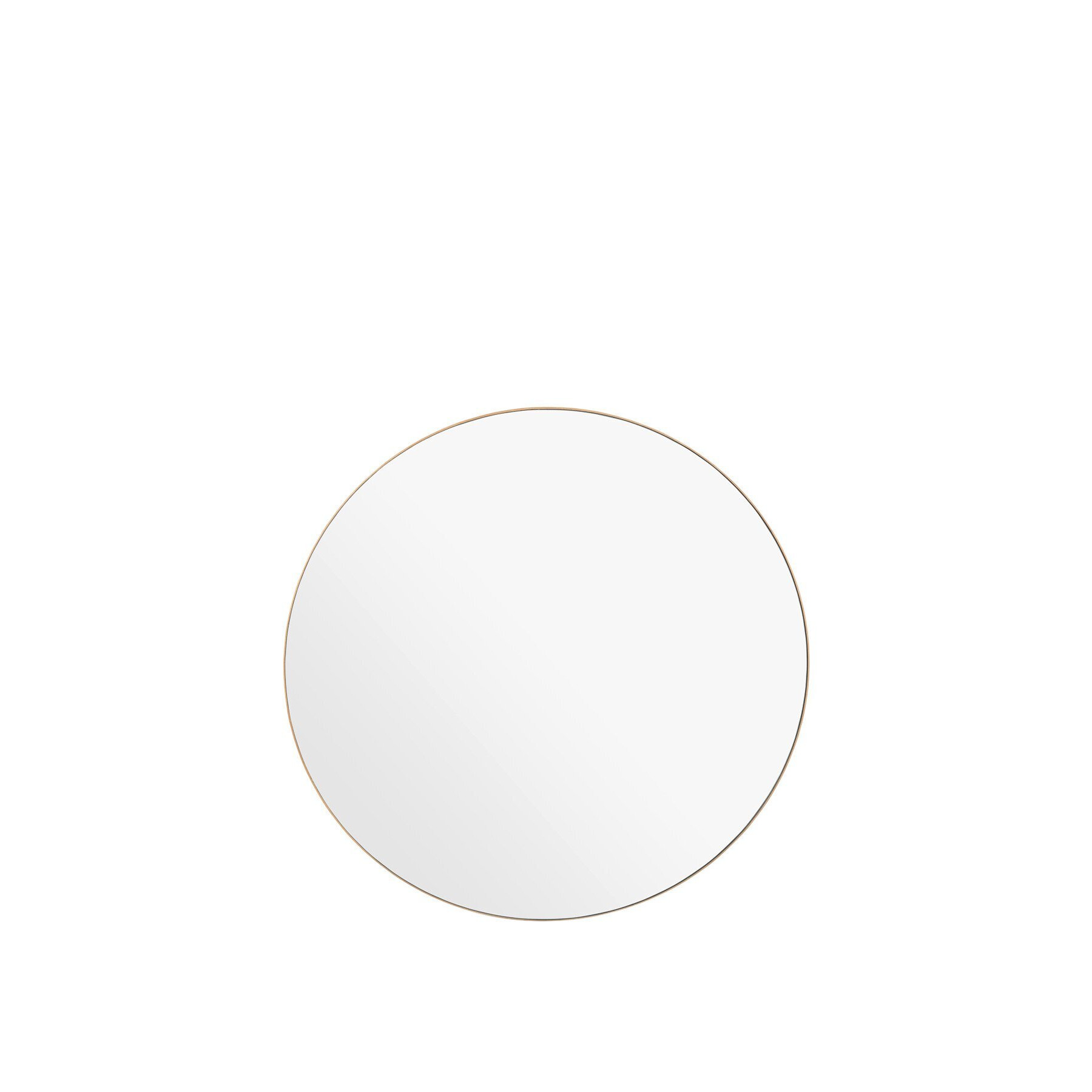 Heal's Fine Wood Mirror Round - Size Small Tan - image 1