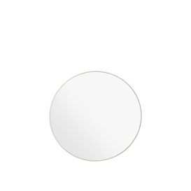 Heal's Fine Wood Mirror Round - Size Small Tan - thumbnail 1