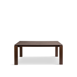 Heal's Massa Table Bronze Top Walnut Leg - Size 180x100x75 Brown