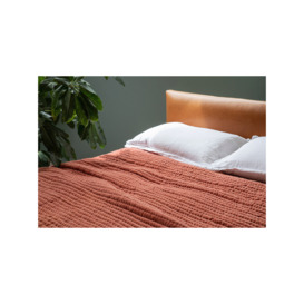 Heal's Velvet Kantha Bedspread - Size 140 x 200 Pink - thumbnail 2