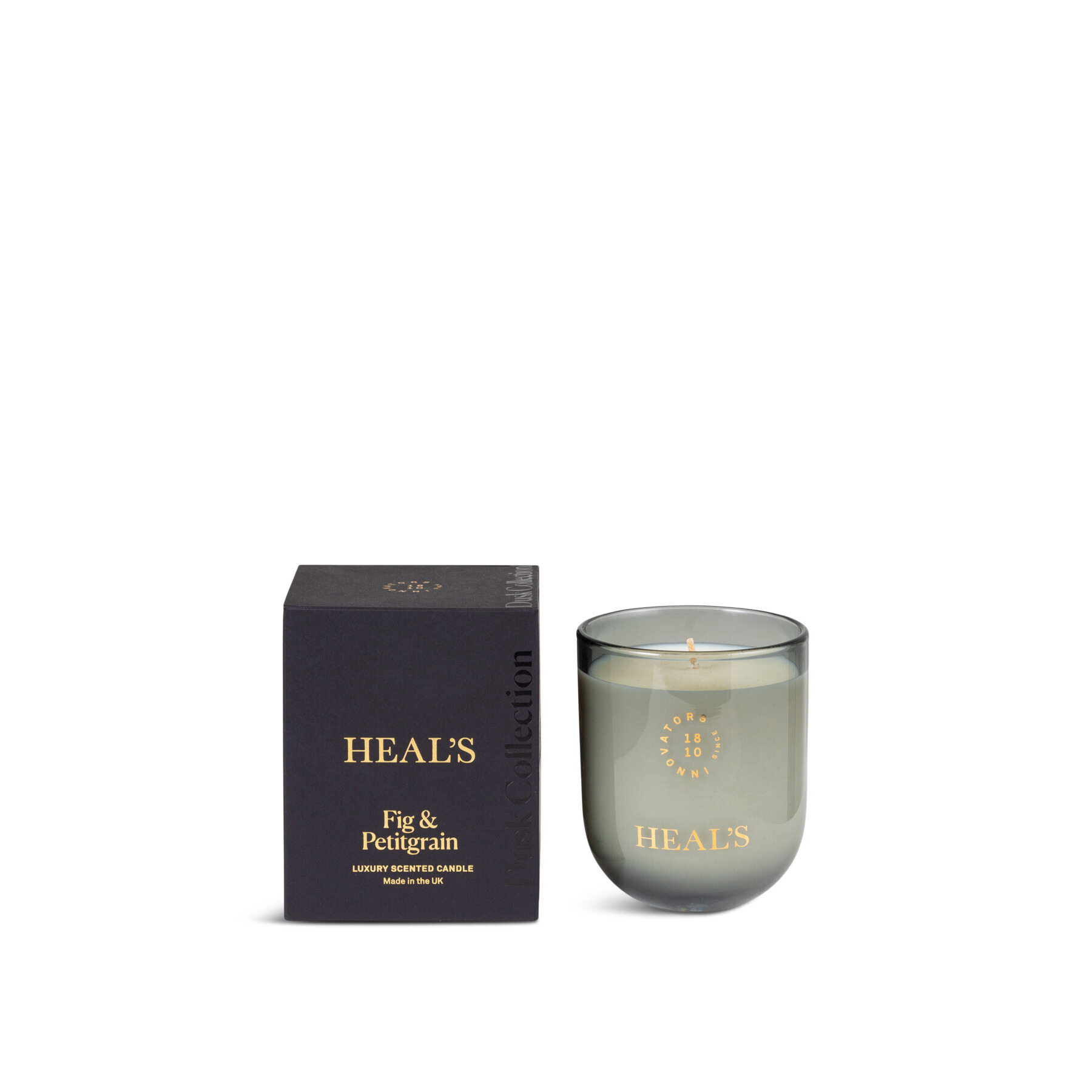 Heal's Dusk Petitgrain & Fig Candle Grey - image 1