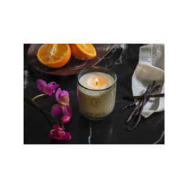 Heal's Dusk Purple Orchid & Mandarin Candle Grey - thumbnail 2