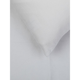 Heal's Organic Cotton Sateen Fitted Sheet - Size Double Grey - thumbnail 1