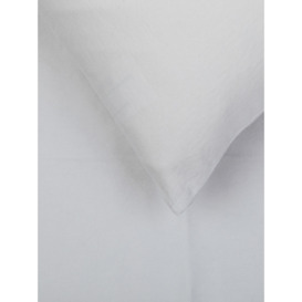 Heal's Organic Cotton Sateen Fitted Sheet - Size Super King Grey - thumbnail 1