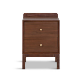Heal's Artie Bedside Table - Size 40x35x56 Brown
