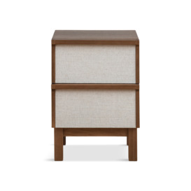 Heal's Marna Bedside Table - Size 40x39x60 Cream
