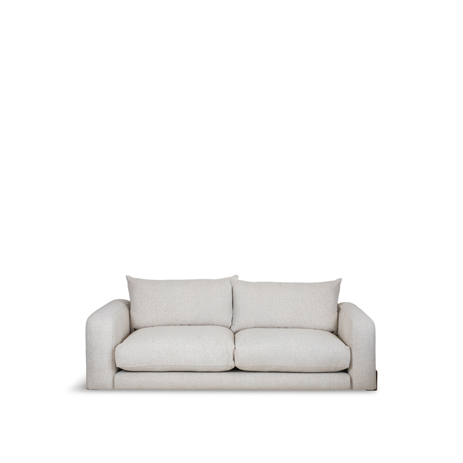 Heal's Nuvola 4 Seater Sofa Chunky Boucle Ecru - Size 234x104x87 Cream - image 1