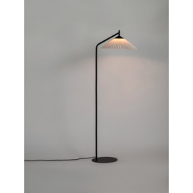 Heal's Pleated Floor Lamp Black/White - Size 145x41x50 - thumbnail 2