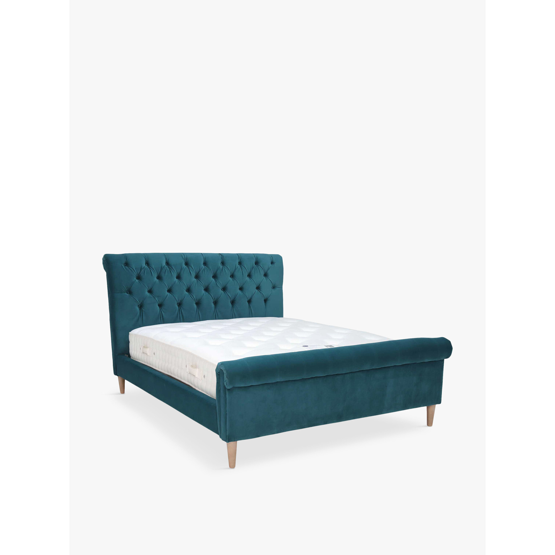 Barker and Stonehouse Hadley High End Bed Frame, King Blue