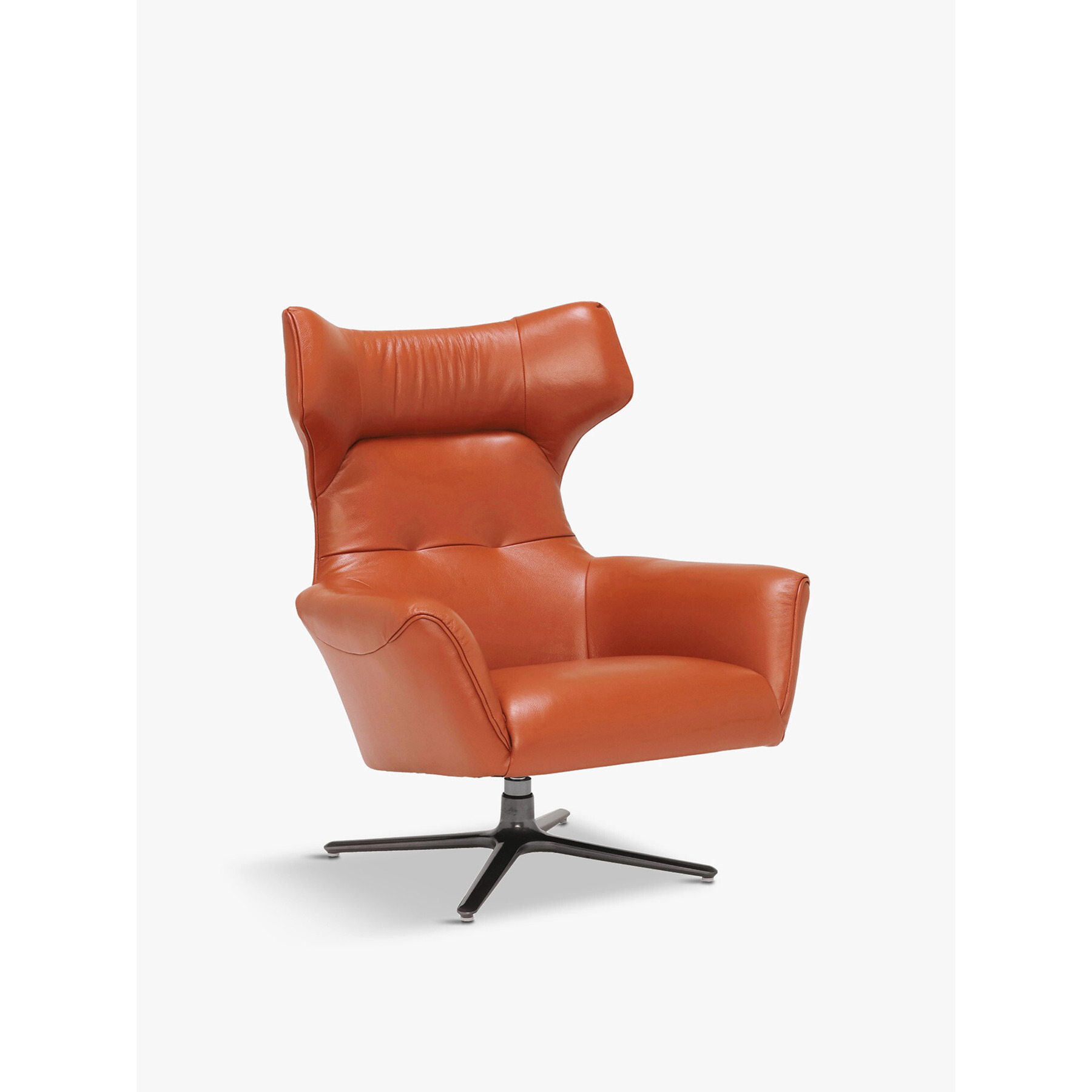 Barker and Stonehouse Jax Swivel Chair, Melbourne Ochre Orange - image 1