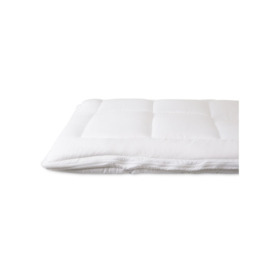 The Fine Bedding Company Dual Layer Mattress Topper - Size Superking White - thumbnail 2