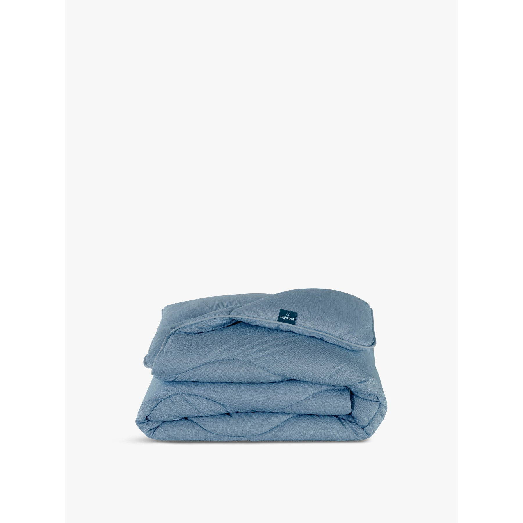 Night Owl Coverless Duvet - Size Single Blue