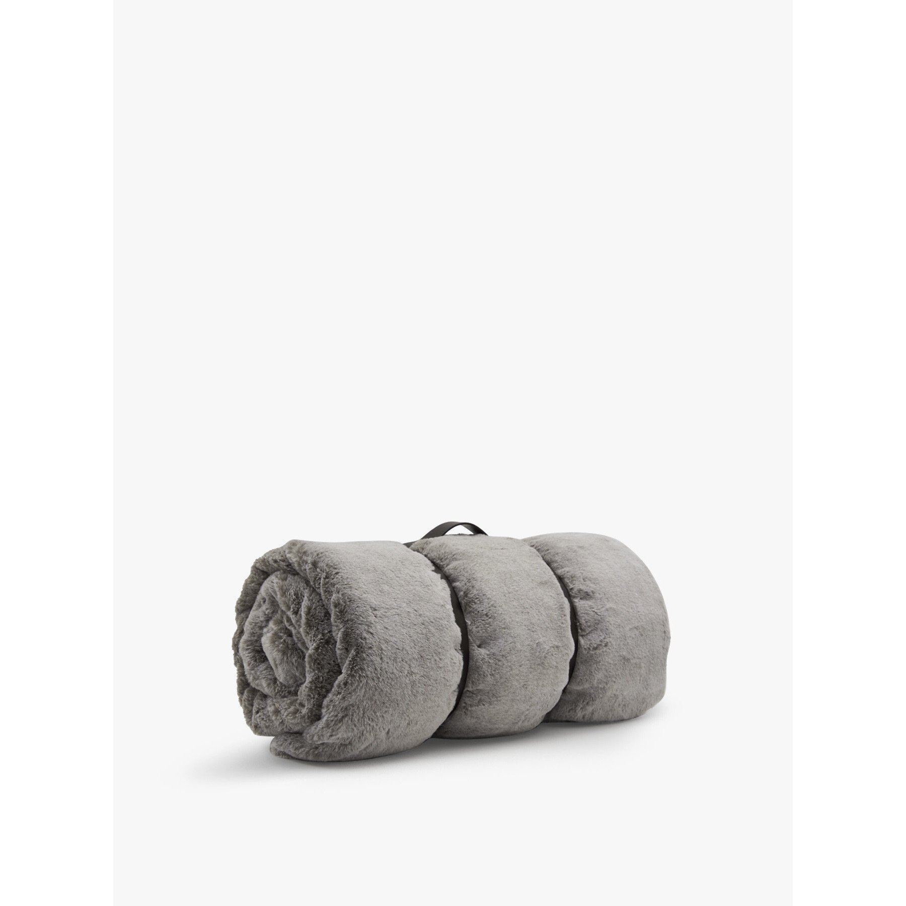 Fenwick at Home Faux Fur Blanket Silver - image 1