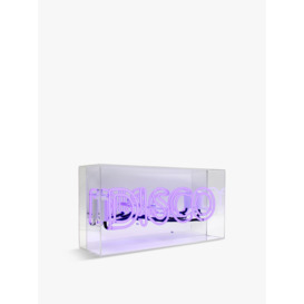 Locomocean Acrylic Box Neon Disco Purple