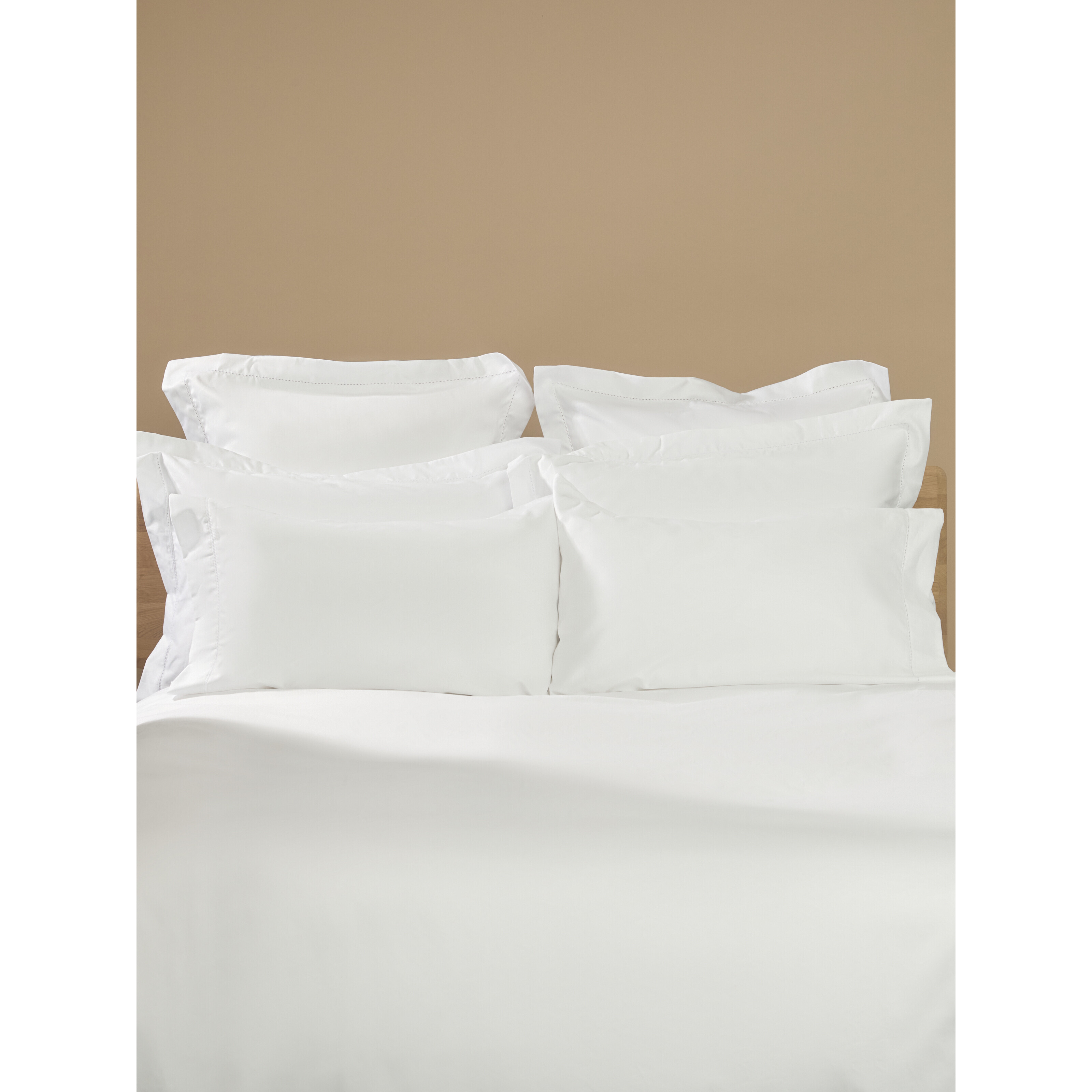 Fenwick at Home Mayfair Ultimate Egyptian Cotton Sateen Long Oxford Pillowcase 50 x 90 cm - Size Large White - image 1
