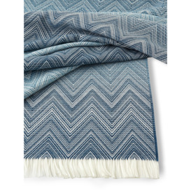 Missoni Home Collection Timmy Throw Blue - thumbnail 2