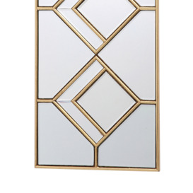 Dar Lighting Kipton Rectangle Decorative Mirror Gold - thumbnail 2