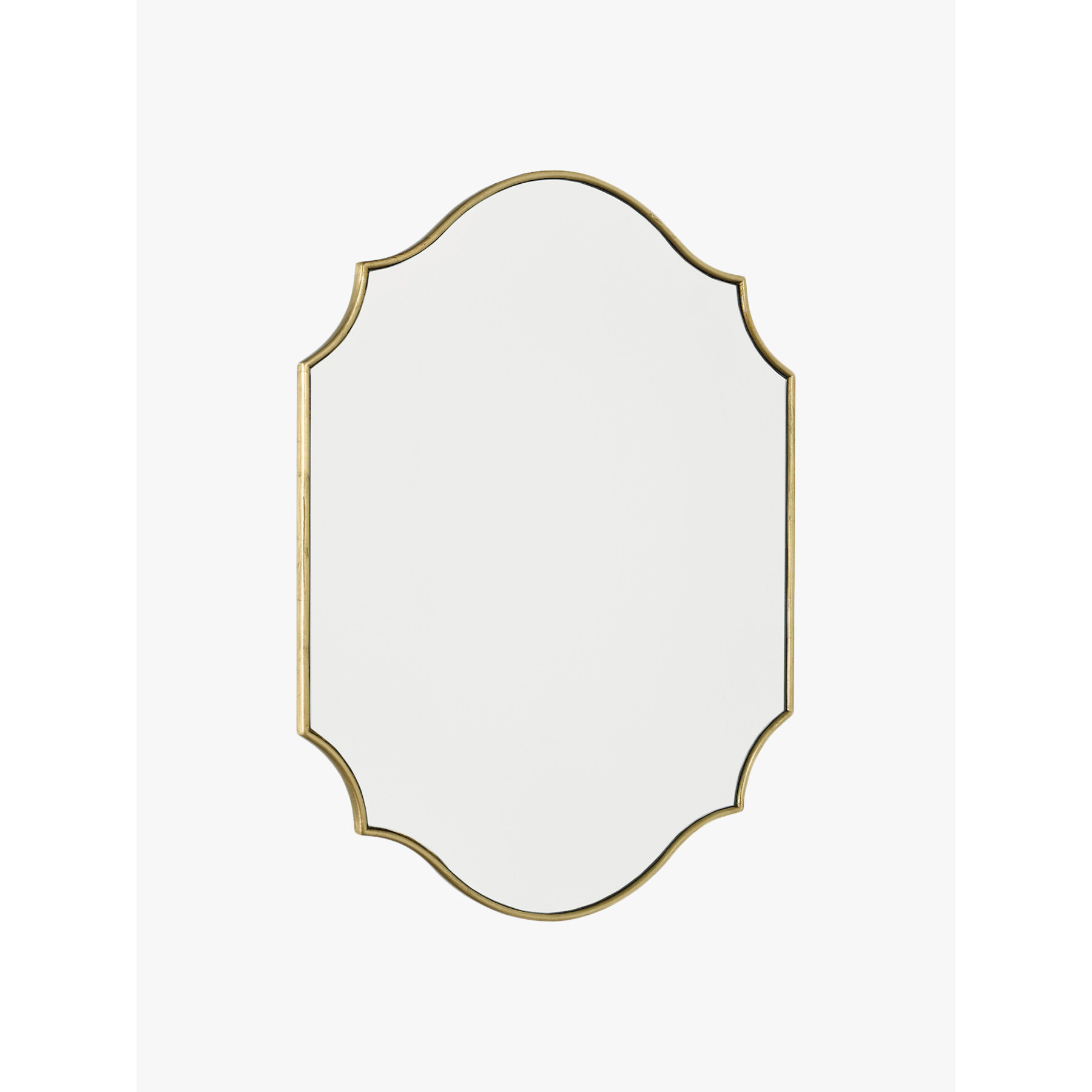Dar Lighting Ruggiero Rectangle Mirror Gold - image 1