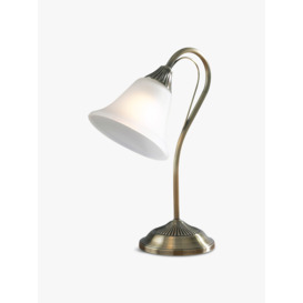 Dar Lighting Boston Table Lamp Antique Brass Bronze - thumbnail 1