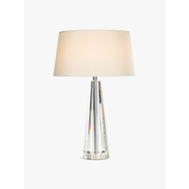 Dar Lighting Cyprus Table Lamp with Shade Silver