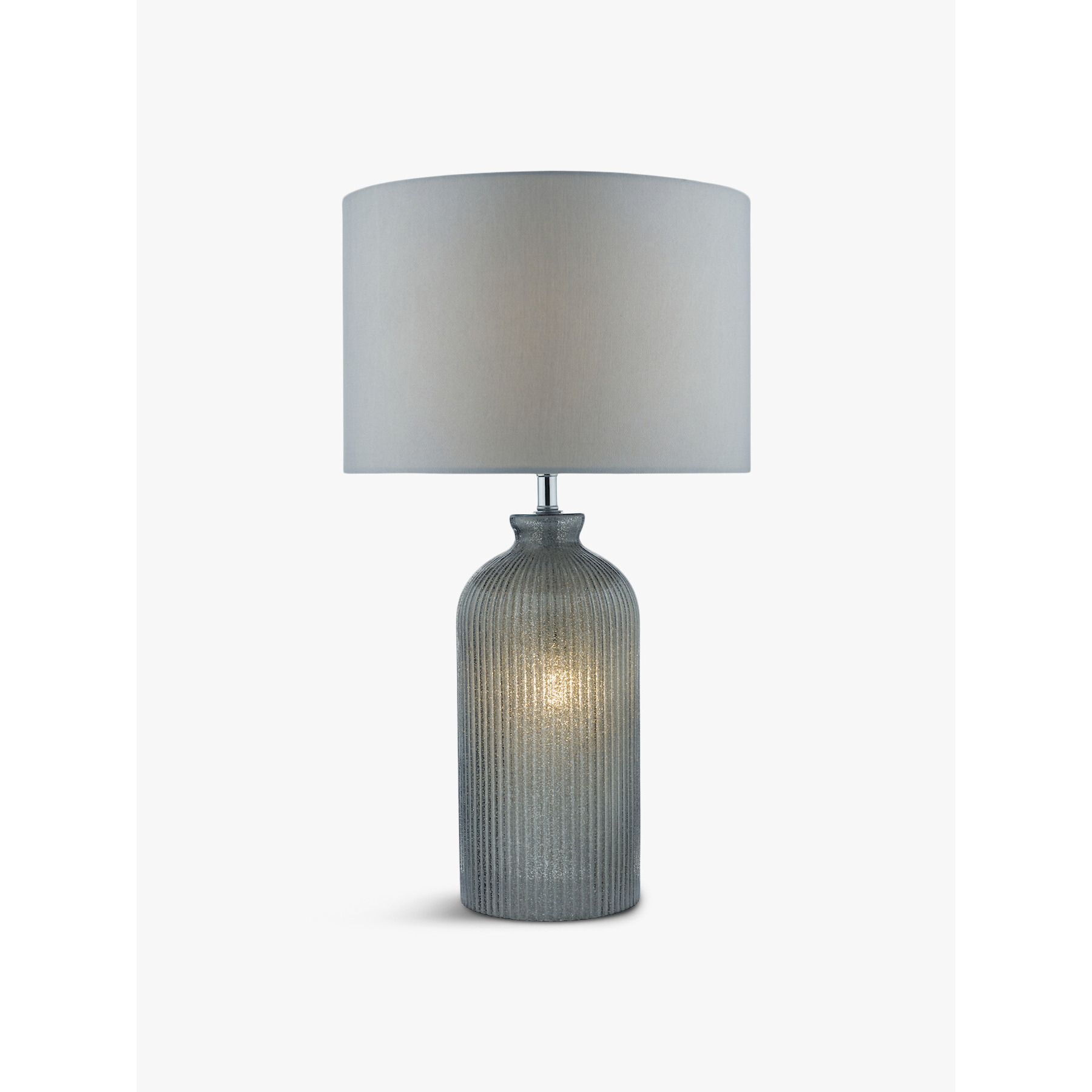 Dar Lighting Pamplona Table Lamp with Shade Grey - image 1