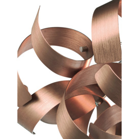 Dar Lighting Rawley Ribbon Flush Light Bronze - thumbnail 2