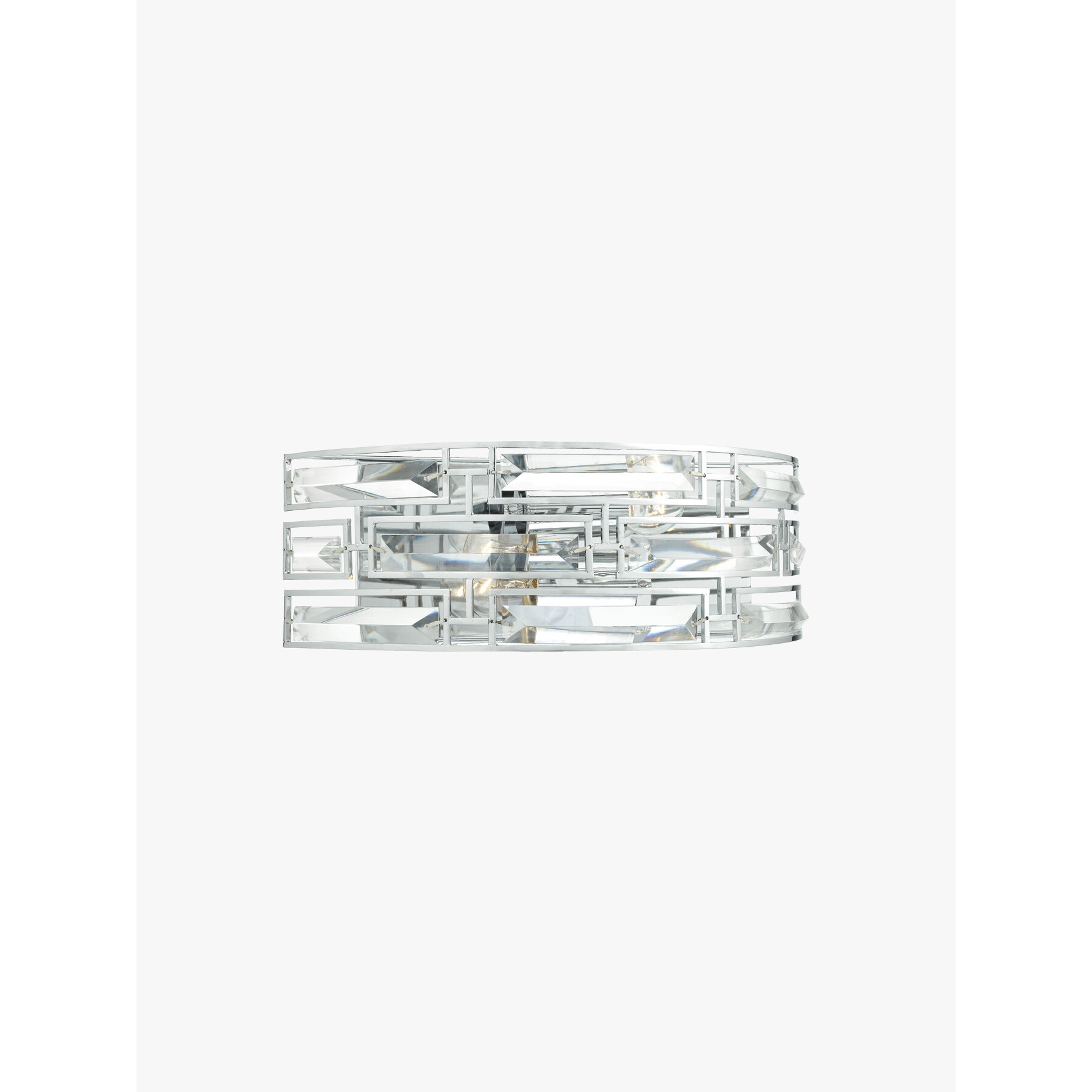 Dar Lighting Seville Wall Light Silver - image 1