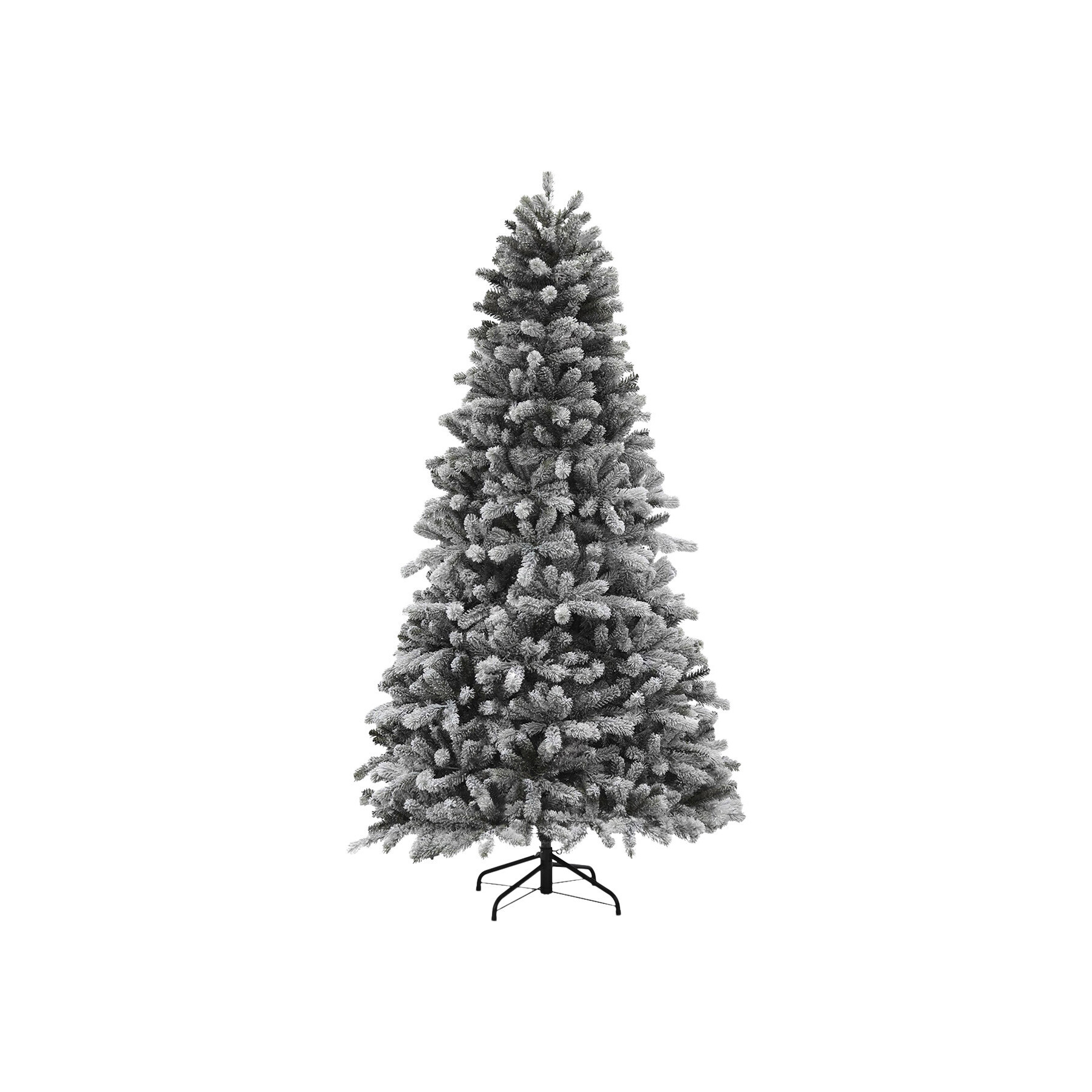 Christmas 180cm York Spruce Flocked PE/PVS Hinged Tree