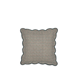 Morris & Co Brophy Embroidery Sham Pillow - Size Square Green - thumbnail 1