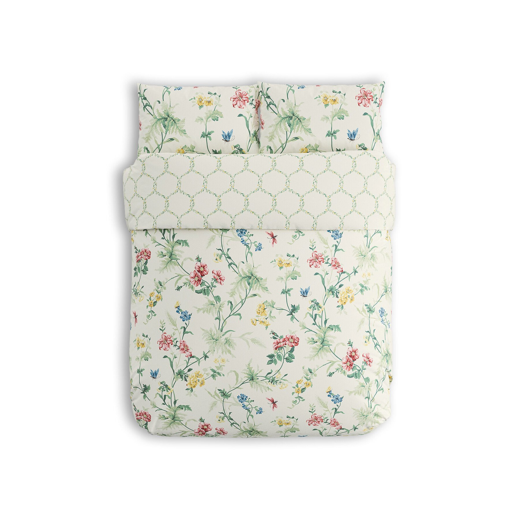 Sanderson Primrose Hill Cover Set - Size King Pink