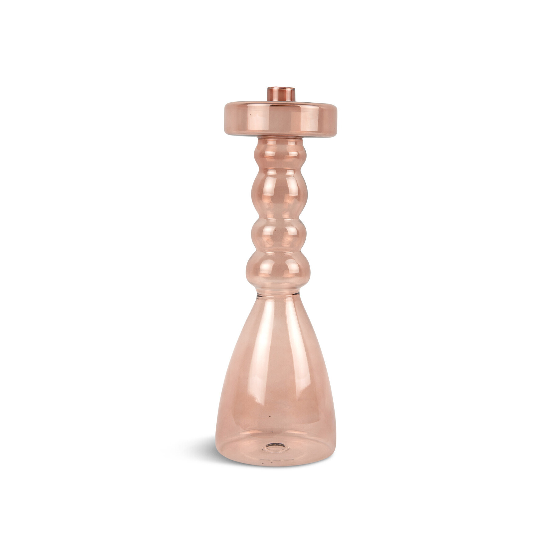 Present Time Pawn Large 30cm Candle Holder Pink - image 1