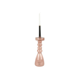 Present Time Pawn Large 30cm Candle Holder Pink - thumbnail 2