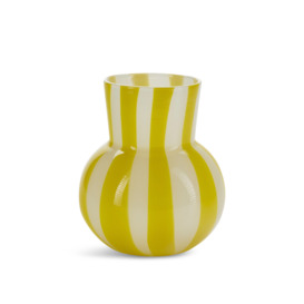 Bahne Candy Glass Vase 20.5cm Yellow