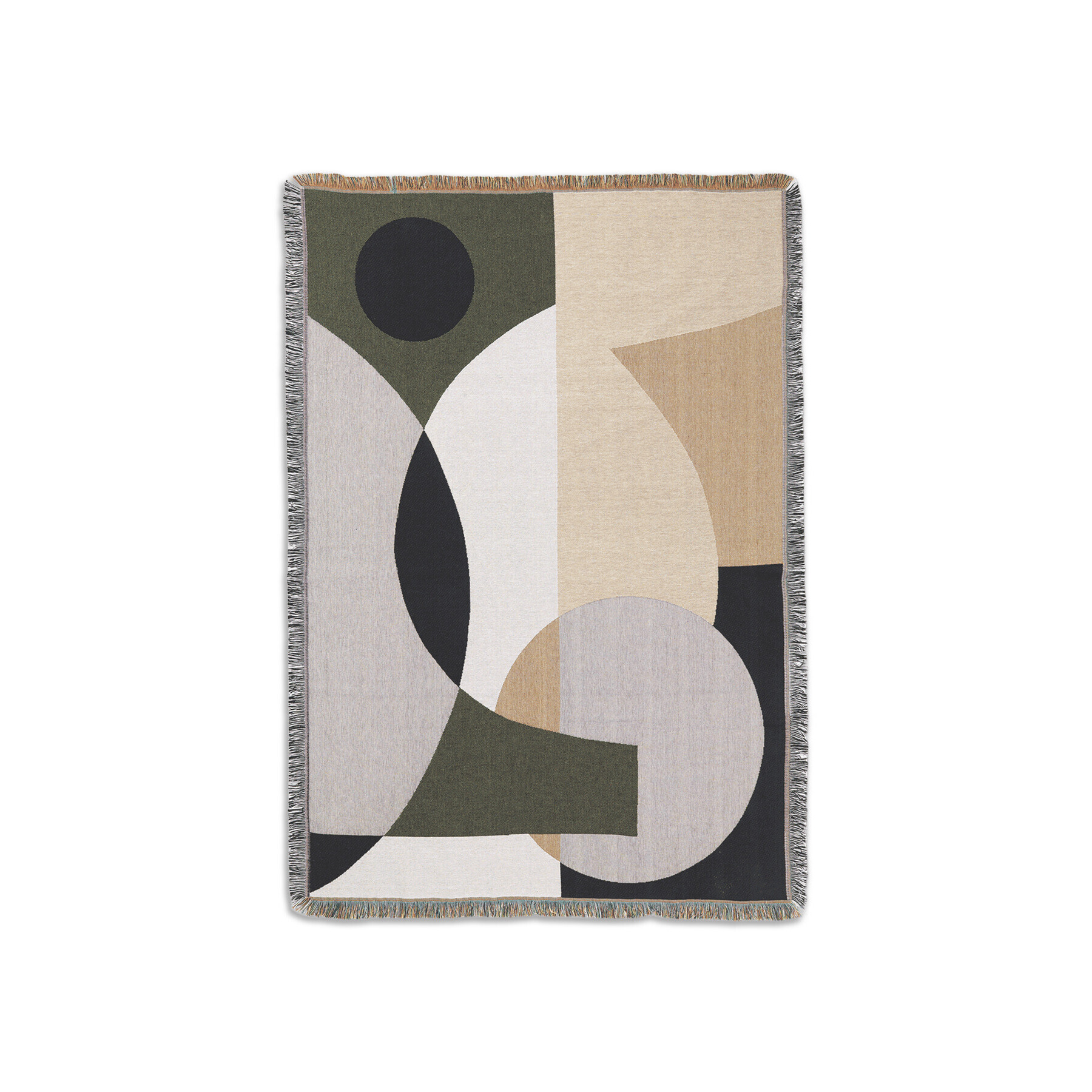 ferm LIVING Entire Tapestry Blanket Green - image 1