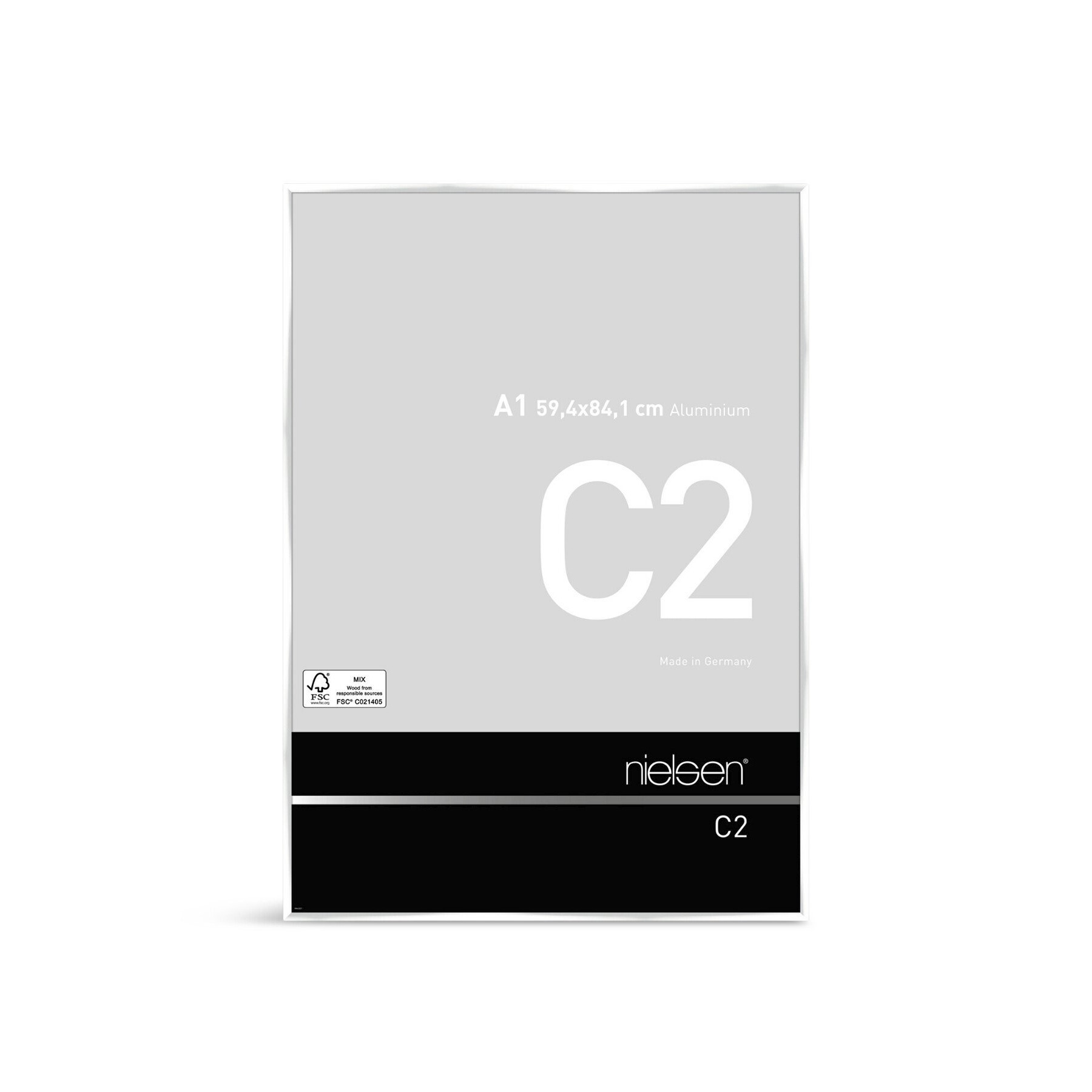 Nielsen C2 Aluminium Poster Frame - Size A1 White - image 1