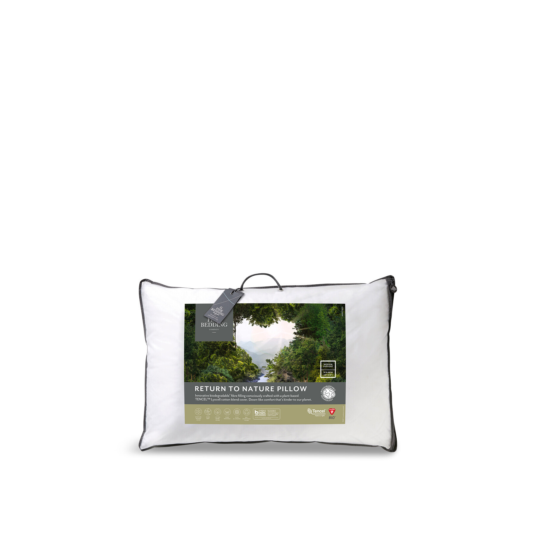 The Fine Bedding Company Return to Nature Pillow - Size Standard White - image 1