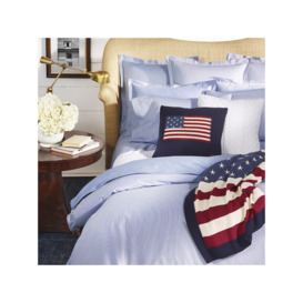 Ralph Lauren Home Oxford Cushion Cover - Size 50x50cm Blue - thumbnail 2