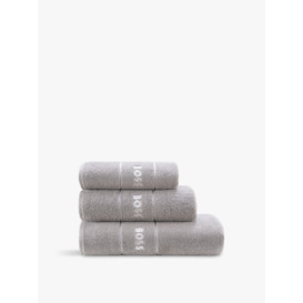 BOSS Home Plain Bath Towel Grey