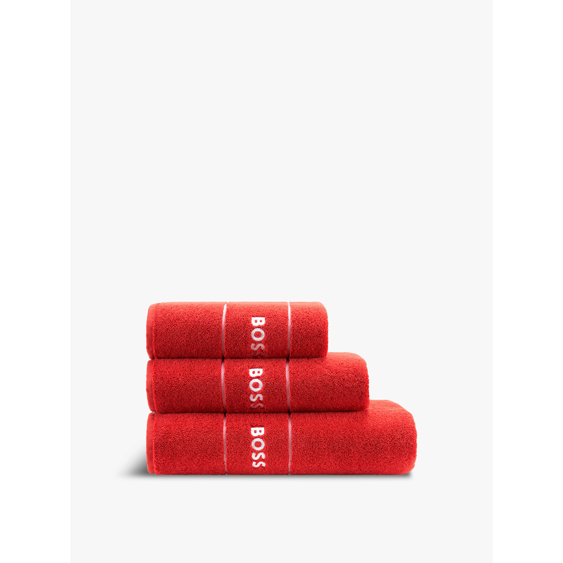 BOSS Home Plain Hand Towel Red - image 1