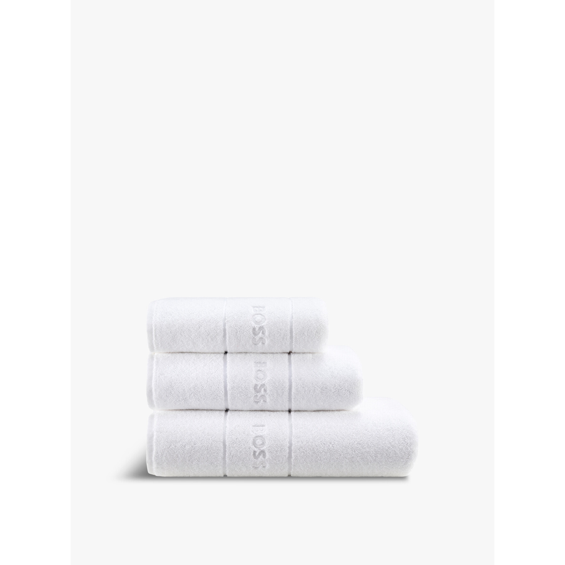 BOSS Home Plain Guest Towel - Size 40x60cm White - image 1