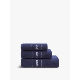 BOSS Home Plain Bath Sheet Blue