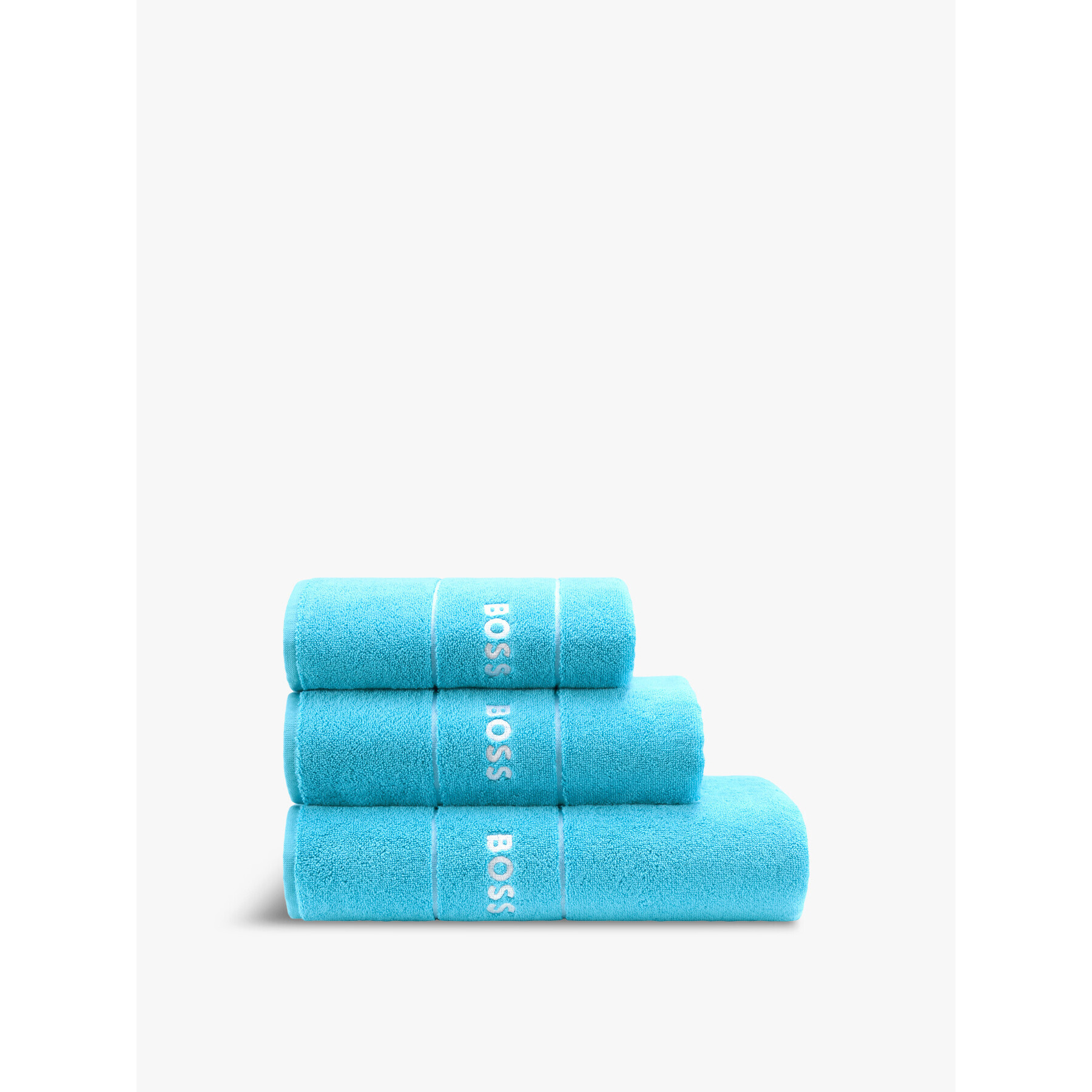 BOSS Home Plain Guest Towel - Size 40x60cm Blue - image 1