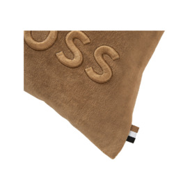 BOSS Home Bold Logo Cushion Cover - Size 33x57cm Tan - thumbnail 2