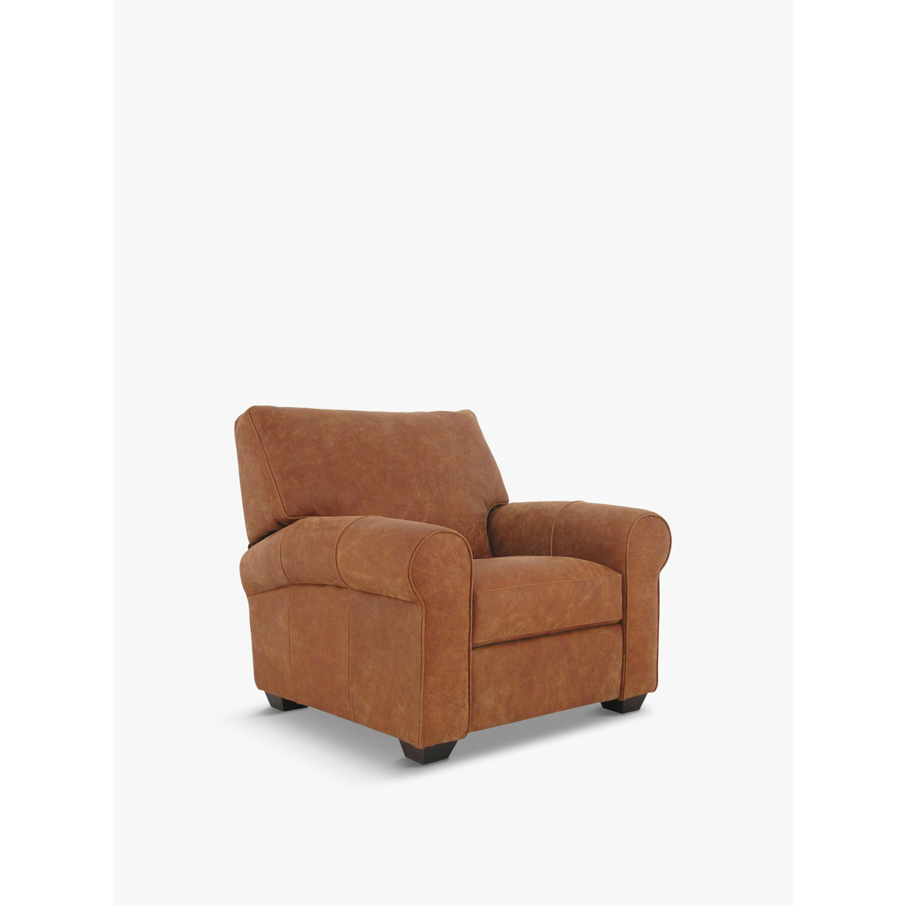 Barker and Stonehouse New Houston Leather Recliner Chair Brown - image 1