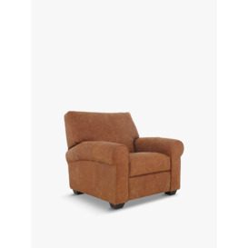 Barker and Stonehouse New Houston Leather Recliner Chair Brown - thumbnail 1