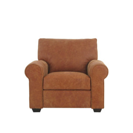 Barker and Stonehouse New Houston Leather Recliner Chair Brown - thumbnail 2